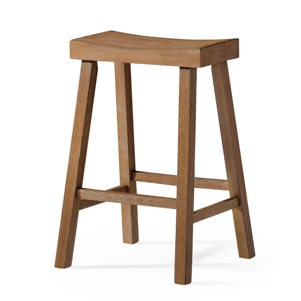 Maven Lane Vincent Wooden Kitchen Bar Stool & Reviews | Wayfair